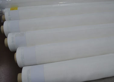 SGS πλέγμα 53 εκτύπωσης οθόνης μεταξιού FDA» με το υλικό, άσπρο/κίτρινο χρώμα της PET 100%
