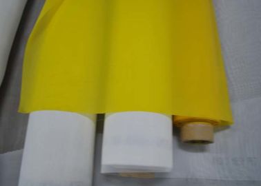 Κίτρινη σαφής ύφανση υφασμάτων αμπαρώματος μεταξιού πολυεστέρα 100% με το πλάτος 1.153.6m