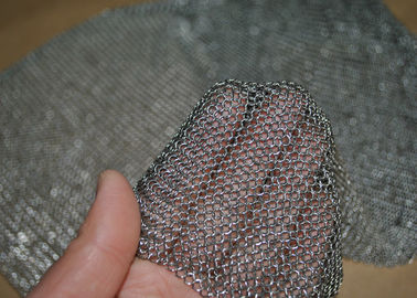 304L ενωμένο στενά ανοξείδωτο ύφασμα πλέγματος Chainmail δαχτυλιδιών για τη διακόσμηση και την προστασία
