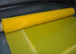 80T κίτρινο πλέγμα εκτύπωσης οθόνης μεταξιού πολυεστέρα για την υφαντική εκτύπωση, ρόλος 30-70m/
