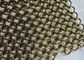 Χρυσό χρώμα διακοσμητικό 316l από ανοξείδωτο χάλυβα δαχτυλίδι πλέξιμο αλυσίδα πλέξιμο