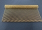 Χρυσό χάλκινο χρώμα διακοσμητικό μεταλλικό πλέγμα κουρτίνα περιτύλιγμα κουρτίνας τοίχος