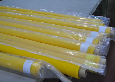 Κίτρινο ύφασμα οθόνης πλέγματος πολυεστέρα 80 νημάτων για την υφαντική εκτύπωση, πλάτος 250cm