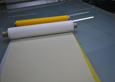 Άσπρο πλέγμα εκτύπωσης πολυεστέρα 150 μικρού με τη σαφή ύφανση και την αντοχή
