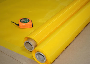 Δοκιμή NSF κίτρινο πλέγμα υφασμάτων αμπαρώματος πολυεστέρα 65 ίντσας με το σαφή υφαίνοντας τύπο