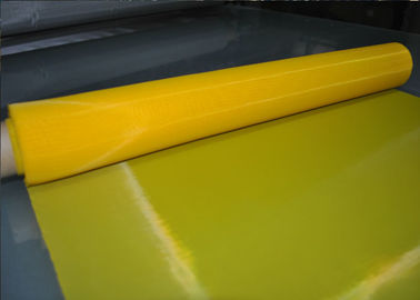 80T κίτρινο πλέγμα εκτύπωσης οθόνης μεταξιού πολυεστέρα για την υφαντική εκτύπωση, ρόλος 30-70m/