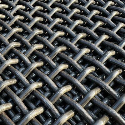 Καλή τιμή. Ατσάλι μαγγανίου 65Mn Ορυχείο δονητικό συσσωματωμένο πλεγμένο φιλτράρισμα οθόνης πλέγμα για άμμο χαλίκι πέτρα ανθρακωρυχείο συντρίμμιο σε απευθείας σύνδεση