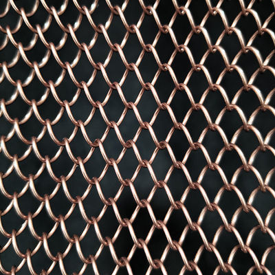 Καλή τιμή.  Metal Mesh Curtain Bronze finish Hanging Wire Mesh Room Dividers For Ceiling σε απευθείας σύνδεση