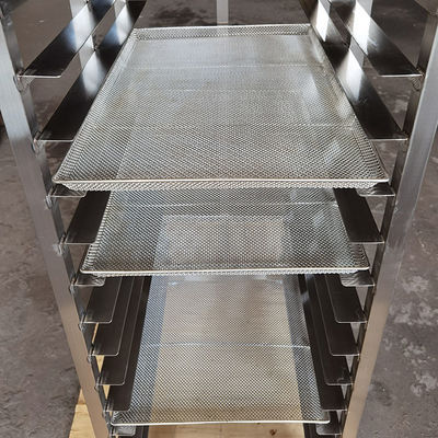 Καλή τιμή. Custom Size Food Grade 304 Stainless Steel Drying Rack Trolley for 600x400 Trays σε απευθείας σύνδεση