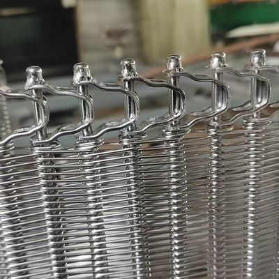 Καλή τιμή. Flexible Rod Conveyor Belt Stainless Steel Spiral Balanced Weave Wire Mesh Belt σε απευθείας σύνδεση