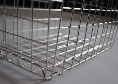 Καλή τιμή. Stackable μέταλλο βαθμού τροφίμων καλαθιών καλωδίων απολύμανσης διηθητήρων πλέγματος καλωδίων σε απευθείας σύνδεση