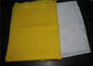 Πλέγμα εκτύπωσης οθόνης πολυεστέρα πιστοποιητικών FDA με το λευκό και κίτρινος