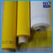Κίτρινη υψηλή πυκνότητα εκτύπωσης μπλουζών οθόνης μεταξιού υφάσματος πλέγματος πολυεστέρα, 91 μικρό