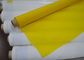 Πλέγμα 77T εκτύπωσης πολυεστέρα 55 νημάτων για την μπλούζα/το υφαντικό, κίτρινο χρώμα