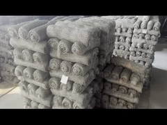 Δακτυλικό πλέγμα δαχτυλιδιών από ανοξείδωτο χάλυβα για διακόσμηση