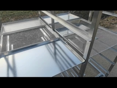 Μεταλλικό φορτηγό για στεγνώσεις από ανοξείδωτο χάλυβα