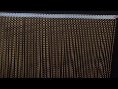 Αλουμινίου πολύχρωμο διπλό γάντζο αλυσίδα σύνδεση πλέγμα κουρτίνα