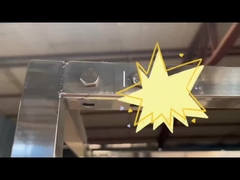 4 ίντσες τροχούς από ανοξείδωτο χάλυβα Rack Trolley 300 kg για το στεγνωτήριο