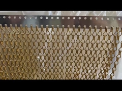 Αλουμινίου πολύχρωμο διπλό γάντζο αλυσίδα σύνδεση πλέγμα κουρτίνα