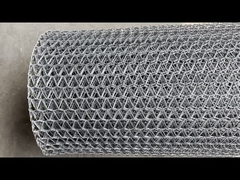 Συγκολλημένη Μεταλλική Σπειροειδής Αλυσίδα Υφαντή Μεταλλική Ζυγοσταθμισμένη Ταινία Μεταφοράς