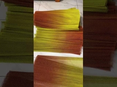 Εξατομικευμένη κουρτίνα ρολού από πλέγμα αλυσίδας αλουμινίου διπλού τόνου για οροφή ξενοδοχείου ή εστιατορίου