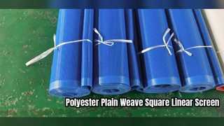 Απλό υφαντό πολυεστερικό δικτυωτό ιμάντα για χαρτοποιία