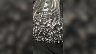 Εύκαμπτη μεταλλική σπειροειδής μηχανή από ανοξείδωτο χάλυβα Mesh Bread Cooling Tunnel κύκλος μεταφορικής ταινίας ψύξης