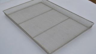 Μεταλλικό υφαντό λεπτό 80x100 40*60cm ss304 316 Δίσκος συρμάτινου πλέγματος από ανοξείδωτο ατσάλι για φούρνο φούρνου