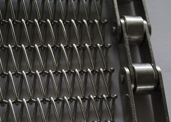 304 Μεταφορική αλυσίδα από ανοξείδωτο χάλυβα, συρμάτινο πλέγμα, ανθεκτικό σε υψηλές θερμοκρασίες