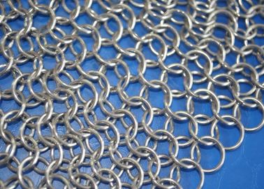Καλή τιμή. Τρίφτης Chainmail ανοξείδωτου βαθμού τροφίμων για το χυτοσίδηρο Cookware, στρογγυλή μορφή σε απευθείας σύνδεση