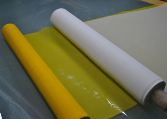 Κίτρινο 50in 72T 55 Micron Polyester Screen Printing Mesh