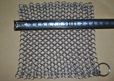 Καλή τιμή. 7 τρίφτης χυτοσιδήρου '' *7» SS Chainmail/καθαριστής, επεξεργασία επιφάνειας στίλβωσης σε απευθείας σύνδεση
