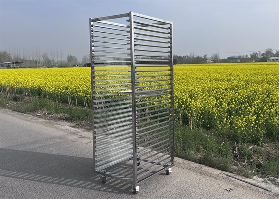 4 ίντσες τροχούς από ανοξείδωτο χάλυβα Rack Trolley 300 kg για το στεγνωτήριο