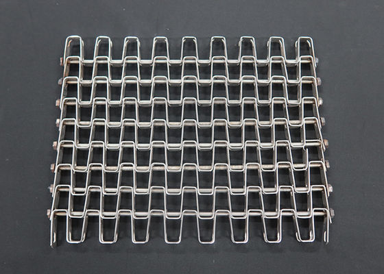 Τροφίμων Ατσάλι από ανοξείδωτο χάλυβα Honeycomb Wire Mesh μεταγωγική ζώνη για ψύξη και κατάψυξη τροφίμων