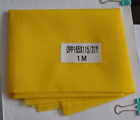 Monofilament εκτύπωσης οθόνης μεταξιού πλέγμα πολυεστέρα, ύφασμα αμπαρώματος -31 165T εκτατό κίτρινο