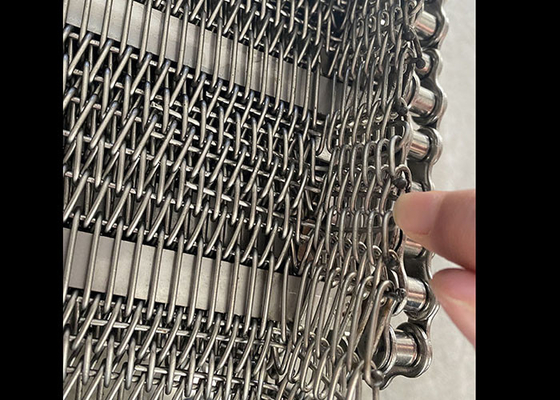 Καλή τιμή. Τροφίμων Ατσάλι Χάλυβα Χάλυβα Wire Mesh Αλυσίδα Μεταφορέα Ζώνη για τούνελ φούρνο αναψύκνωσης κατάψυξης σε απευθείας σύνδεση