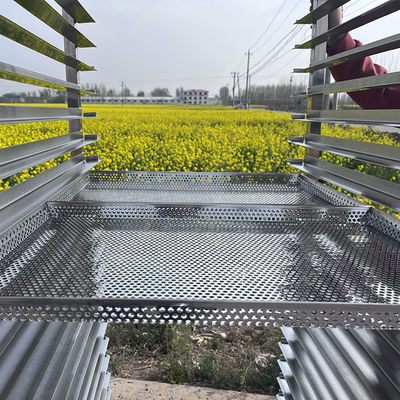 Αντοχή στη θερμότητα συναρμολογημένα 20 δίσκοι 304 Ατσάλι αποξηρατήρα ξήρανσης φρούτων τροχό για ανάνα μάνγκο