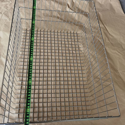Προσαρμοσμένο μέγεθος 304 Stainless Steel Wire Mesh Φούρνο αρτοποιία ψωμί καλάθι για το σούπερ μάρκετ