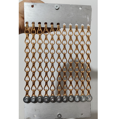Καλή τιμή. Gold  Anodized Chain Mail Decorative Metal Link Mesh Curtain Aluminium Alloy Coil Drapery σε απευθείας σύνδεση
