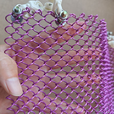 Καλή τιμή. Αλουμινένια κουρτίνα από μεταλλικό πλέγμα Cascade Coil για οροφές και διαχωριστικά σε απευθείας σύνδεση