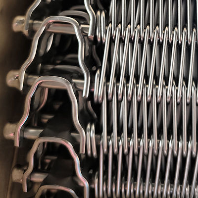 Τούνελ ψύξης ψωμιού τροφίμων  Μεταφορικός ιμάντας αλυσίδας πλέγματος για μπισκότα αρτοποιίας