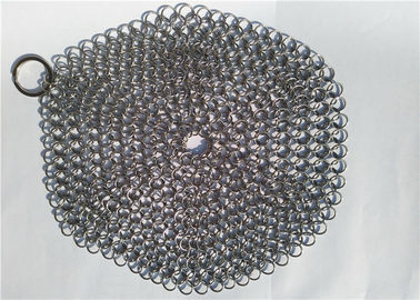 Καλή τιμή. 7 τρίφτης Chainmail ανοξείδωτου ίντσας για τον καθαρισμό Cookware, στρογγυλή μορφή σε απευθείας σύνδεση