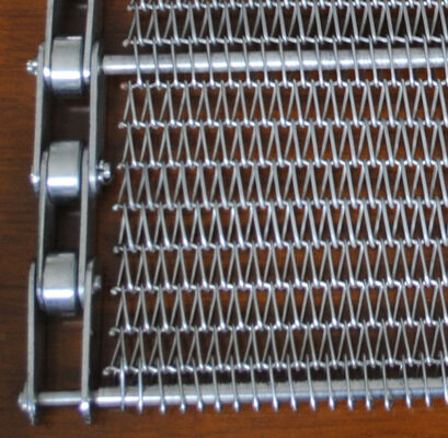 Καλή τιμή. Προσαρμοσμένο ανθεκτικό στη θερμότητα συνεχές φαγητό ss304 μέταλλο άνθρακα χάλυβα μπισκότα πίτσα φούρνο αρτοποιία αλυσίδα σπειροειδής σύρμα πλέγμα μεταγωγική ζώνη σε απευθείας σύνδεση