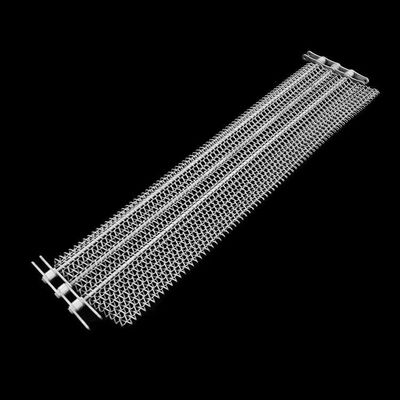 Προσαρμοσμένο συνεχές φαγητό ss304 μετάλλιο άνθρακα χάλυβα μπισκότα πίτσα φούρνο αρτοποιία αλυσίδα σπειροειδής σύρμα πλέγμα μέταλλο πλέγμα ζώνη