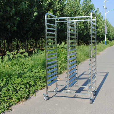 Heavy Duty Baking Rack Trolley with Adjustable Height and Multi-Tier Options for Sheet Pan Trolley Use