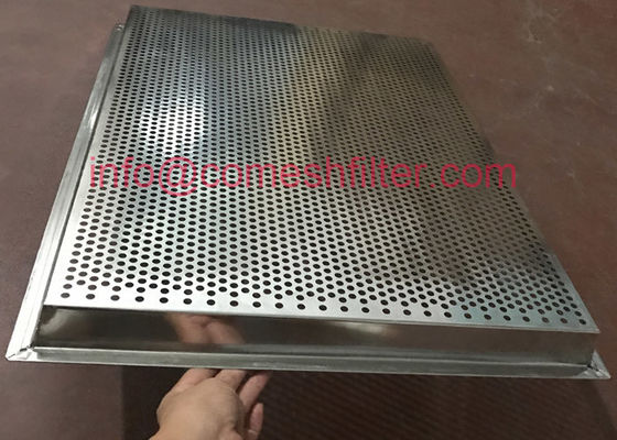 Stackable διατρυπημένος δίσκος ψησίματος ορθογωνίων βαθμού τροφίμων δίσκων ανοξείδωτου