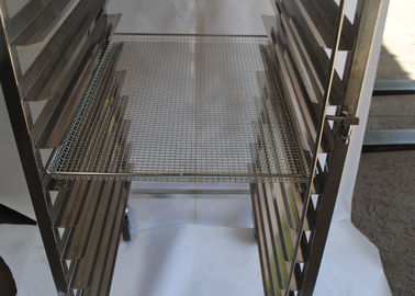 Καλή τιμή. Προσαρμοσμένο καροτσάκι ραφιών ανοξείδωτου ψωμιού για τον εξοπλισμό κουζινών γρήγορου φαγητού σε απευθείας σύνδεση