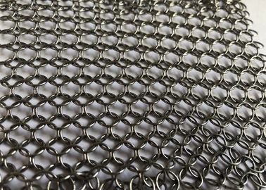 Καλή τιμή. Ενωμένο στενά Chainmail δαχτυλίδι 0.8mm ασφάλειας πλέγμα καλωδίων ανοξείδωτου σε απευθείας σύνδεση