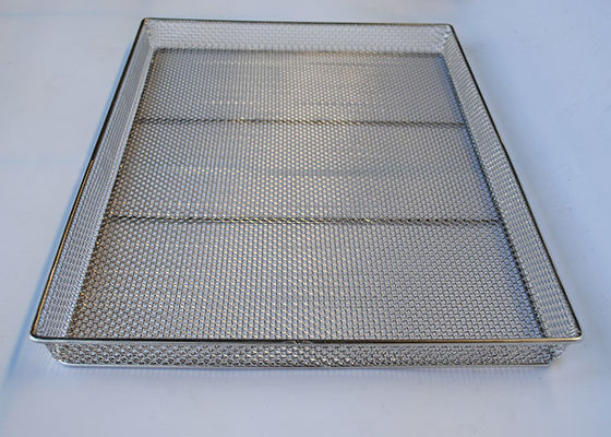 Βαθμός τροφίμων 60x40cm αρτοποιείο/τσιπ δίσκων καλωδίων πλέγματος 1.2mm