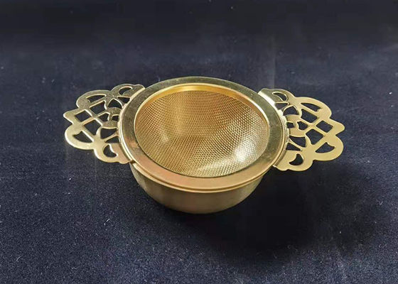 Καλή τιμή. Διπλό φτερωτό χαλαρό τσάι Infuser λαβών με τη δαντέλλα ανοξείδωτου βαθμού τροφίμων σε απευθείας σύνδεση
